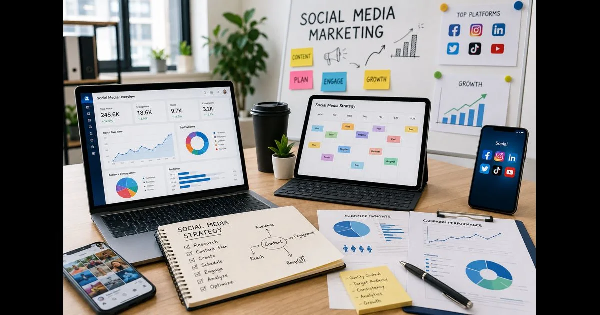 social media marketing aelftech.com